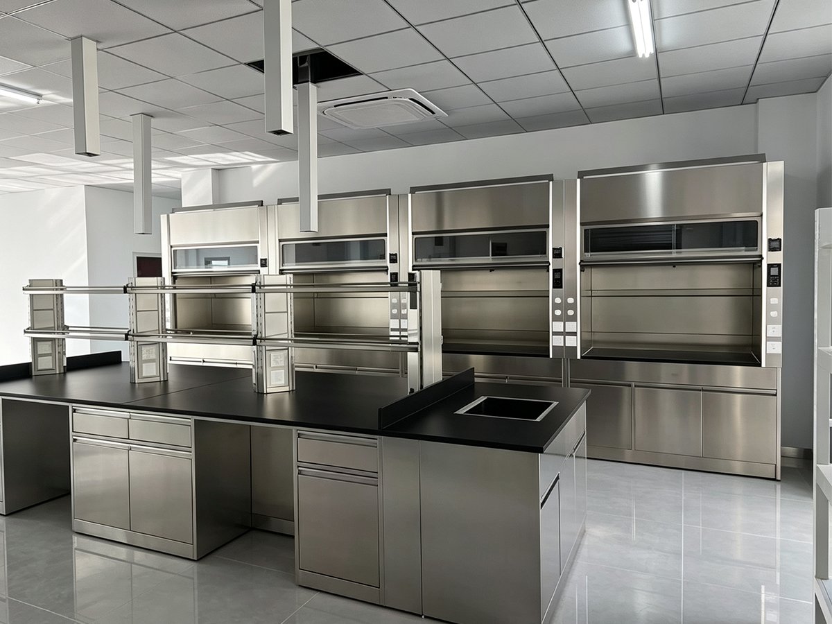 Oman Food Safety Testing Laboratory | Stainless Steel Lab Furniture Project