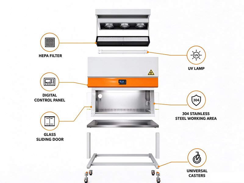 Class II Biological Safety Cabinet Structure Diagram Product details