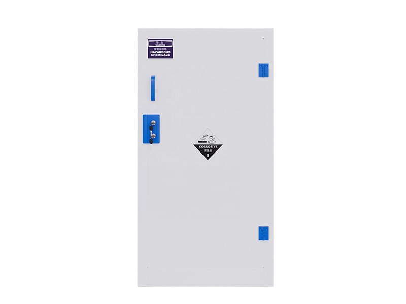 Acid & Alkali Storage Cabinet, PP material lockable cabinet for laboratory strong acid alkali chemical storage