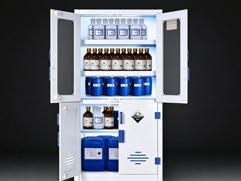 PP Medicine & Reagent Storage Cabinet can store strong acid and strong alkali reagents