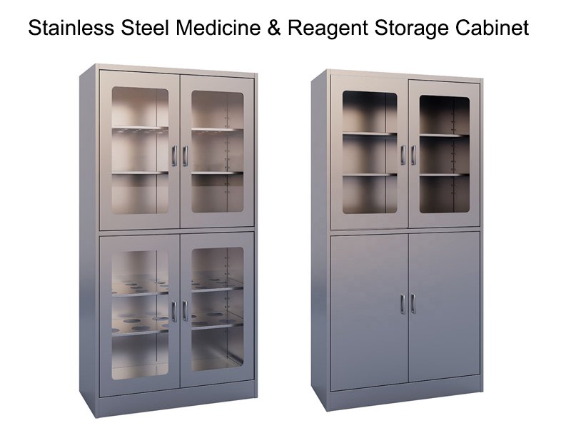 Stainless Steel Medicine & Reagent Storage Cabinet