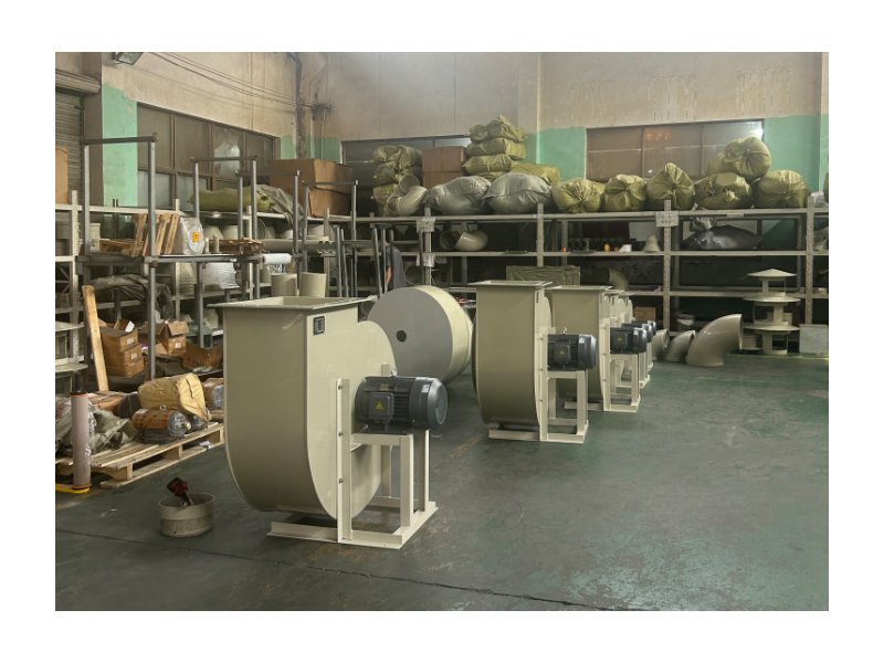 workshop view of PP Centrifugal Exhaust Blower